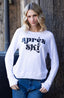 APRES SKI LIGHTWEIGHT FLEECE SWEATSHIRT (PULLOVER) (White)