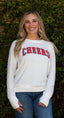 CHEERS LIGHTWEIGHT BRUSHED FLEECE PULLOVER TOP (White)