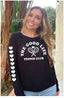 THE GOOD LIFE TENNIS CLUB LIGHTWEIGHT HACCI RIBBED SWEATER TOP (Black)
