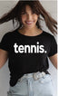 TENNIS. S/S CREW NECK TEE (Black)