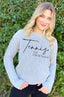 TENNIS TIL COCKTAILS LIGHTWEIGHT FLEECE PULLOVER (Grey)