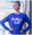 PICKLEBALL CURSIVE LIGHTWEIGHT BRUSHED FLEECE PULLOVER TOP (Navy)
