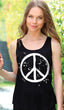 SPLATTERED PEACE TANK (Black)
