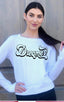 DREAMER LIGHTWEIGHT FLEECE SWEATSHIRT (White)