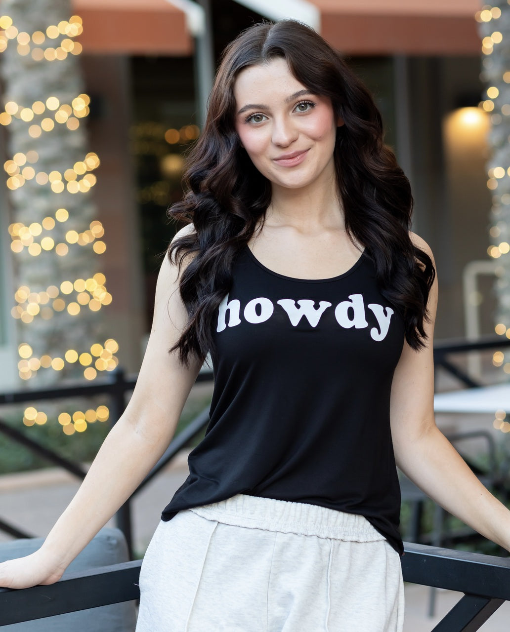 HOWDY TANK (Black) Main image
