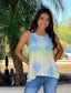 TIE-DYE OPEN BACK TANK