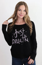 JUST BREATHE LIGHTWEIGHT FLEECE SWEATSHIRT