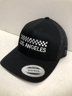 CHECKER LOS ANGELES EMBROIDERED TRUCKER HAT