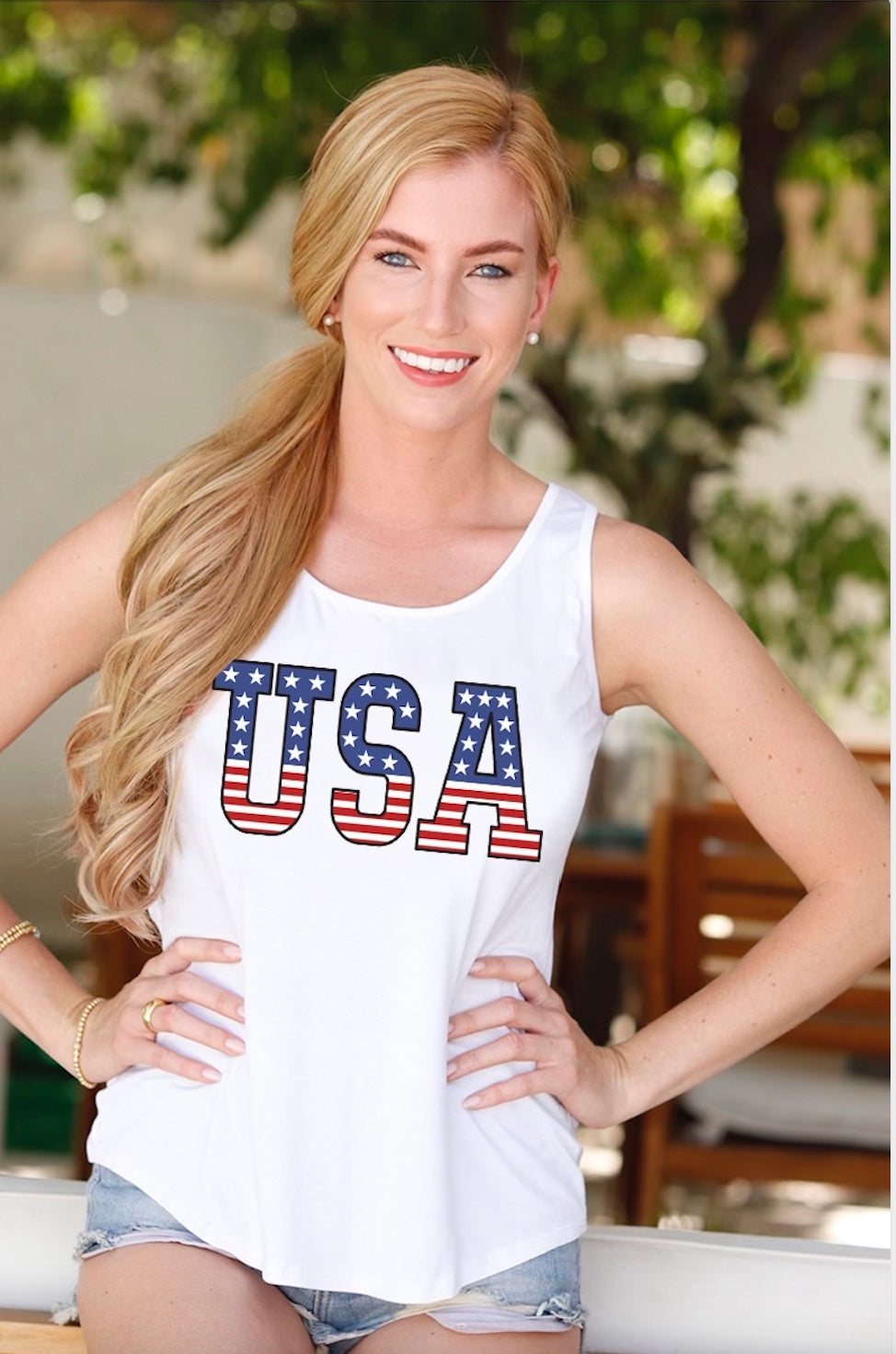 USA AMERICANA TANK. (White) Main image