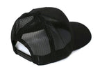 LOVE. EMBROIDERED TRUCKER HAT (Black/Gold)