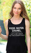 BACK TO THE BASICS TANK. (Black)