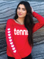 TENNIS. L/S TEE (Red)