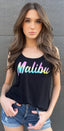 MALIBU TANK. (Black)