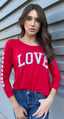 LOVE COLLEGIC L/S TEE (Red)