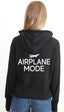 AIRPLANE MODE LIGHTWEIGHT FLEECE ZIP HOODIE (Black)