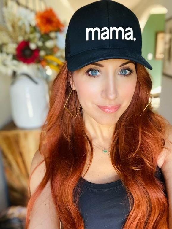 MAMA. EMBROIDERED TRUCKER HAT Main image