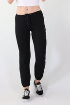STARS LIGHTWEIGHT FLEECE BLACK SWEAT PANT (JOGGER)